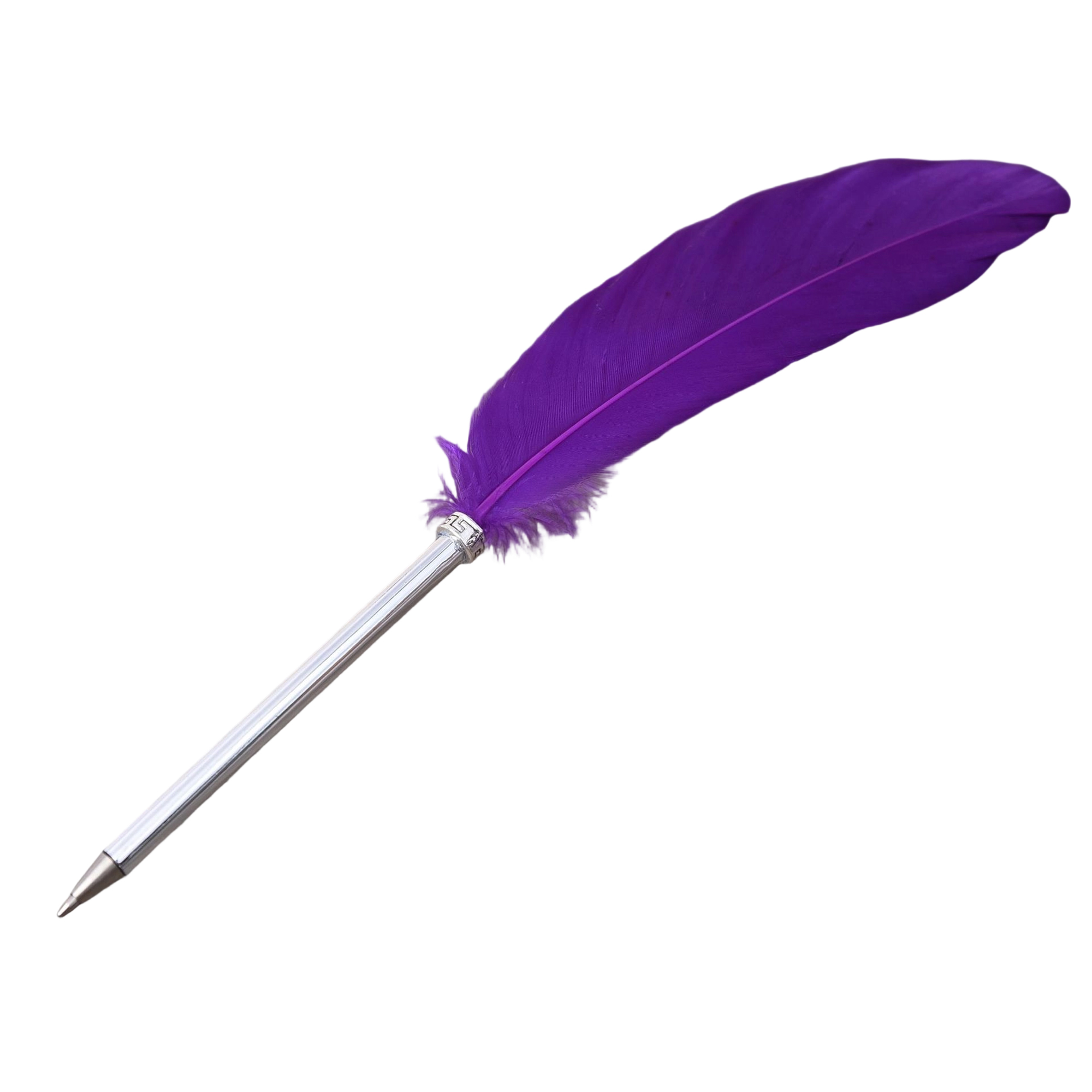 Feather Quill Ballpoint Pen Decorative Writing Gift 8
