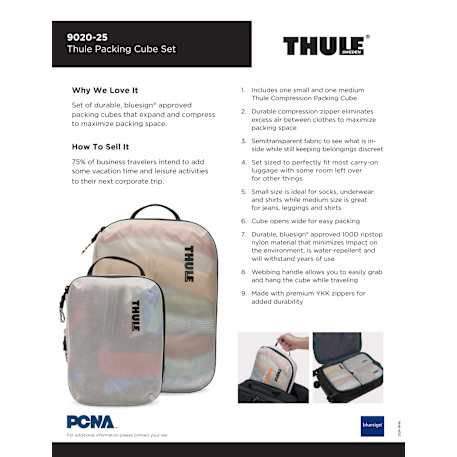 Thule Packing Cube Set 10