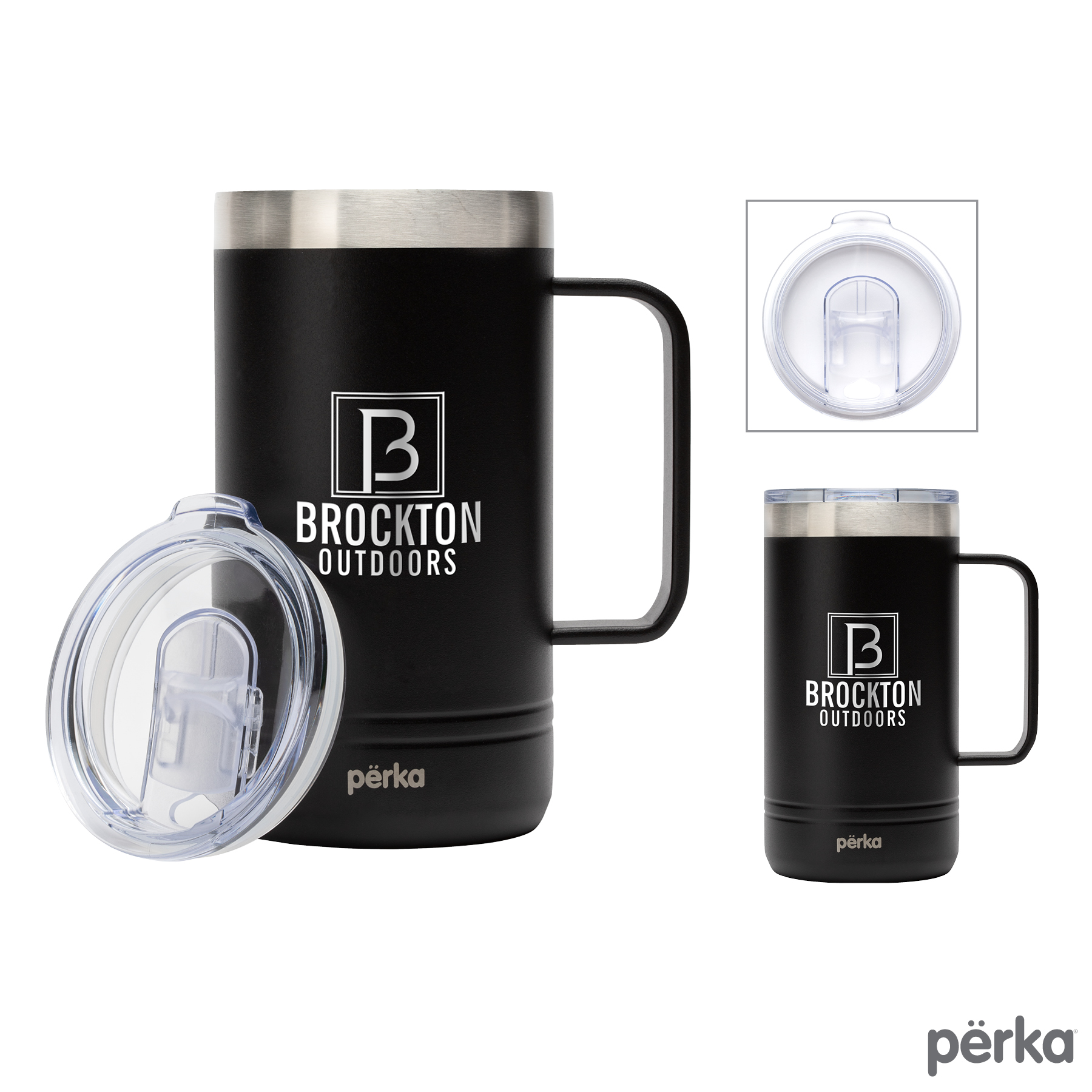 Perka® Wayfarer 24 oz. 304 Double Wall Stainless Steel Mug 3