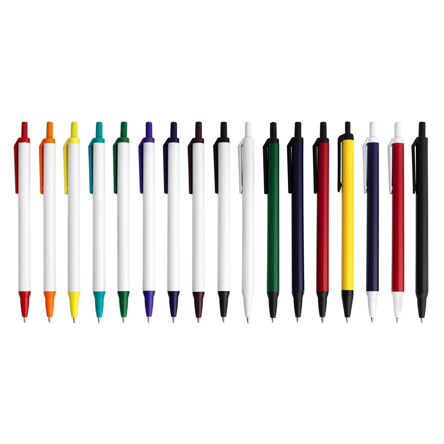 Amber Stick Click Pen 48