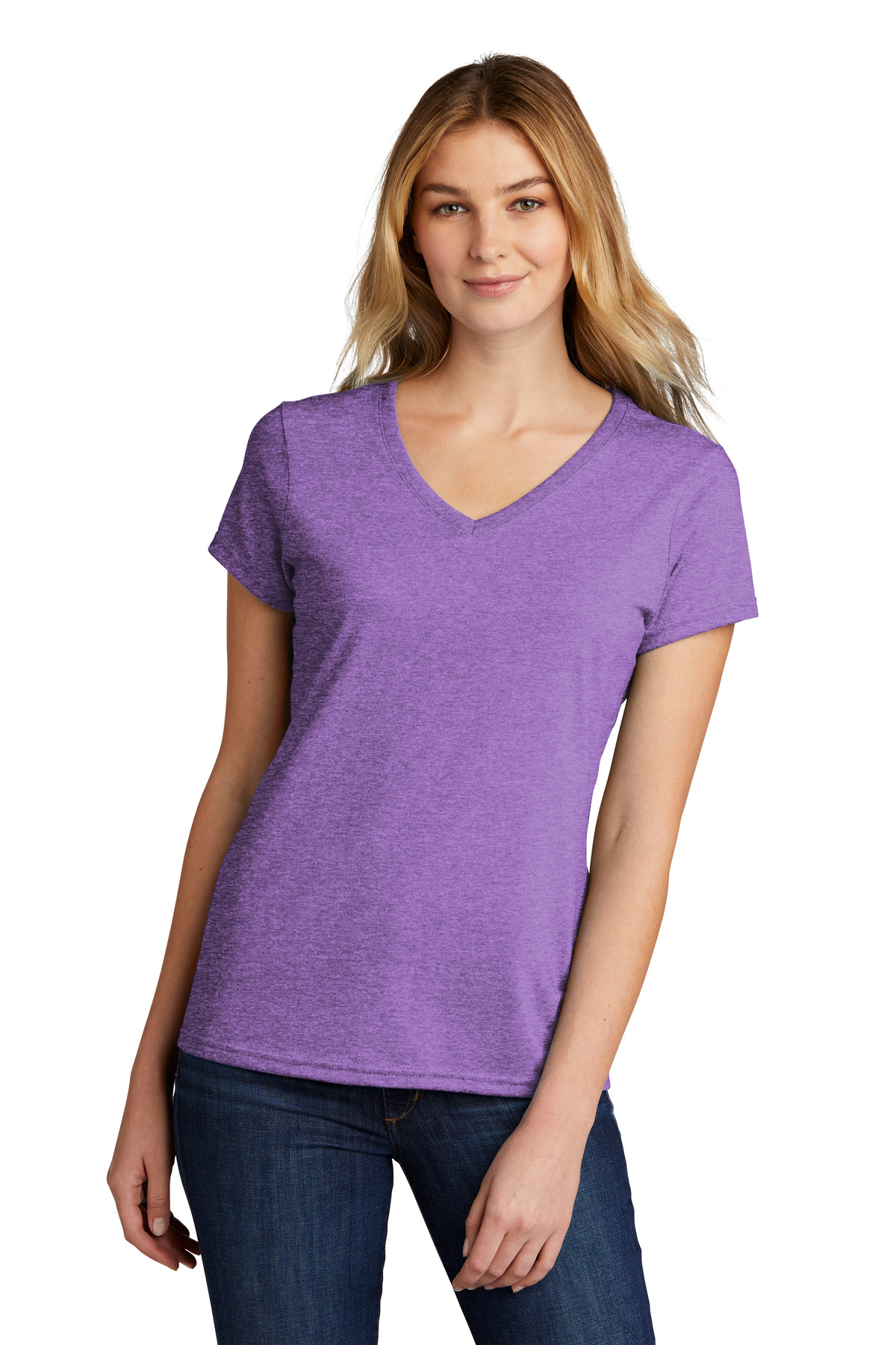 Port & Company® Women's Tri-Blend V-Neck Tee 5