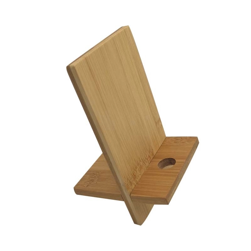 Bamboo mobile phone holder 3