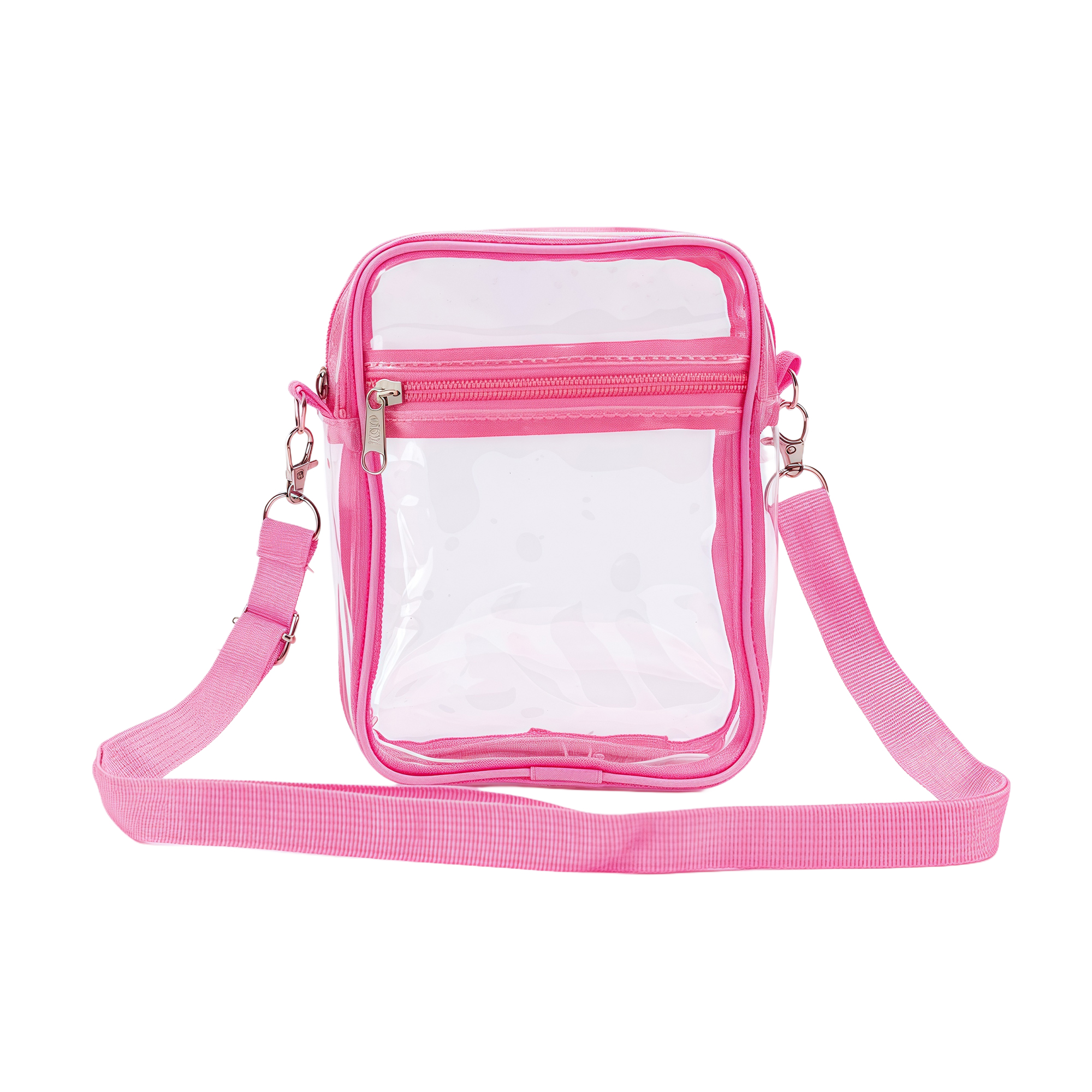 PVC Clear Shoulder Crossbody Bag Waterproof Multi-functional Document Pouch Travel Outdoor Storage 3