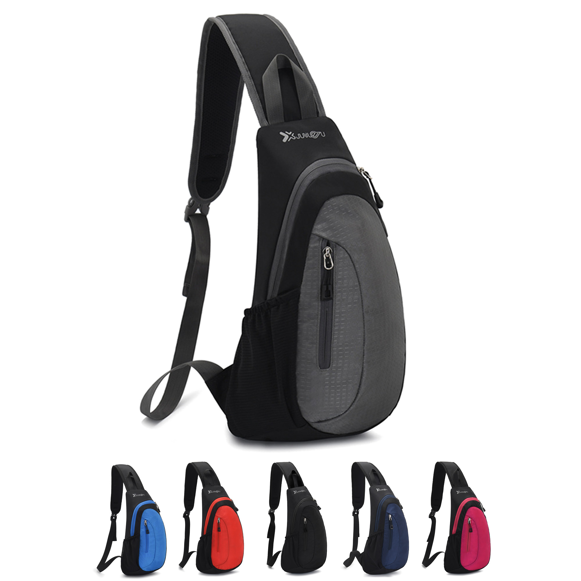 Nylon Chest Sling Backpack 2
