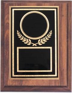6" x 8" Cherry Finish Plaque with an Activity Plate 2