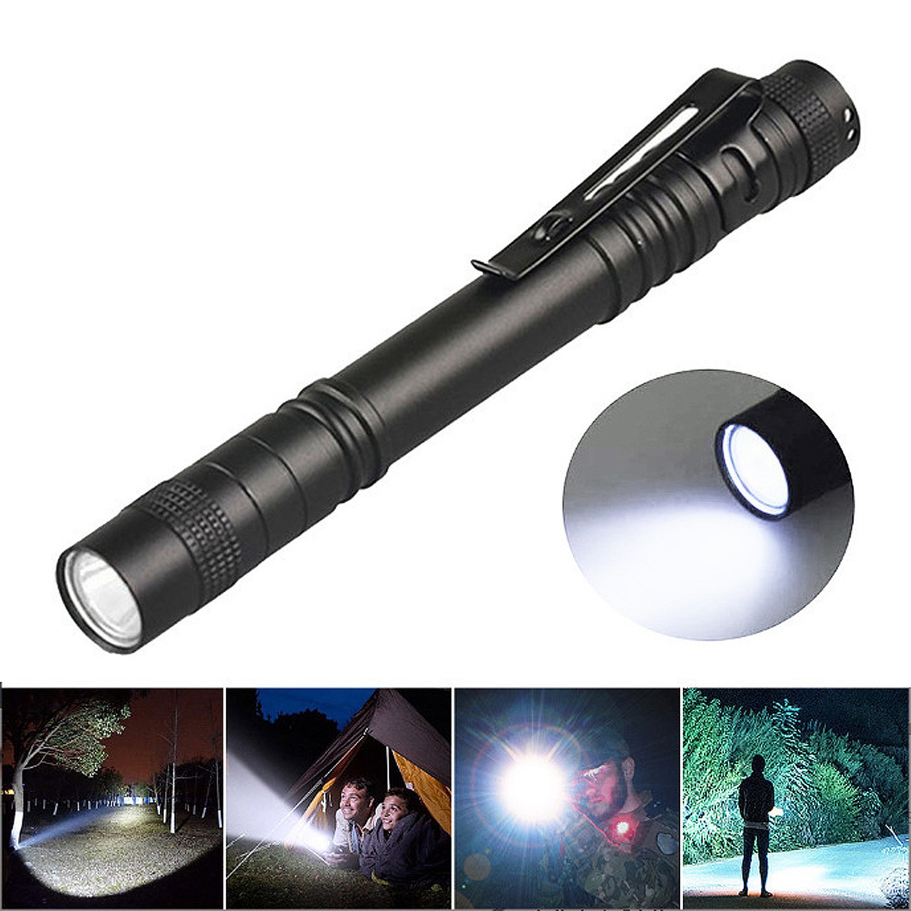Led Single Light Source Medical Flashlight Pen 1