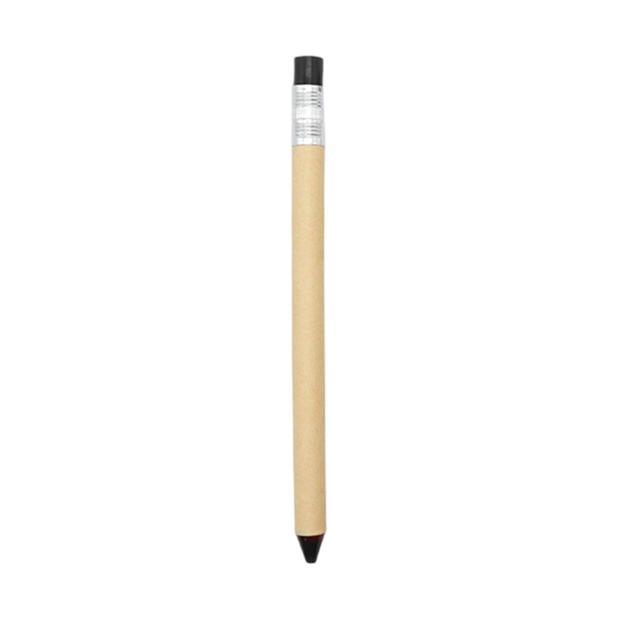Paper Barrel Click Ballpoint Pen 6.5" Length x 0.47" Width 8