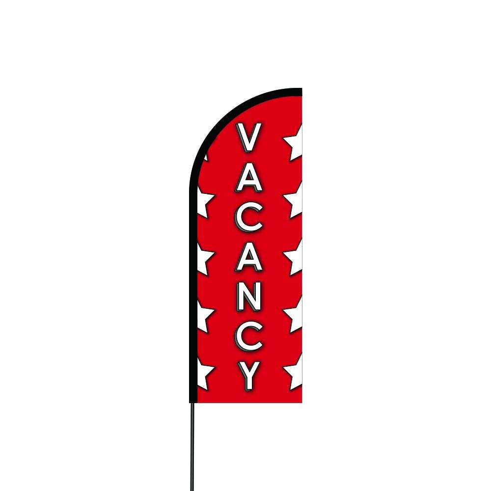Vacancy Flag Kit 14' Feet Feather Flag Sign Outdoor Banner 2