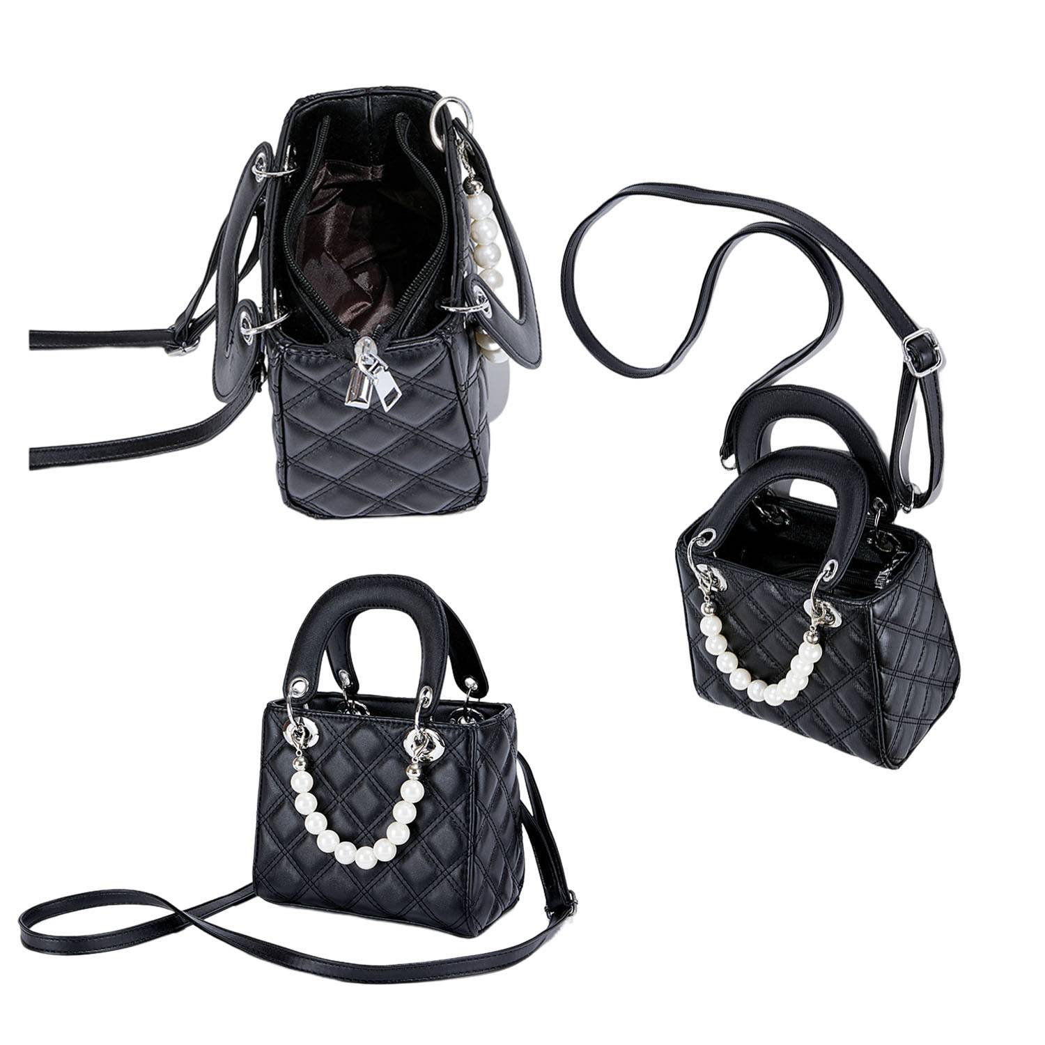 Mini Pearl PU Handbag Cross-body Bag 6