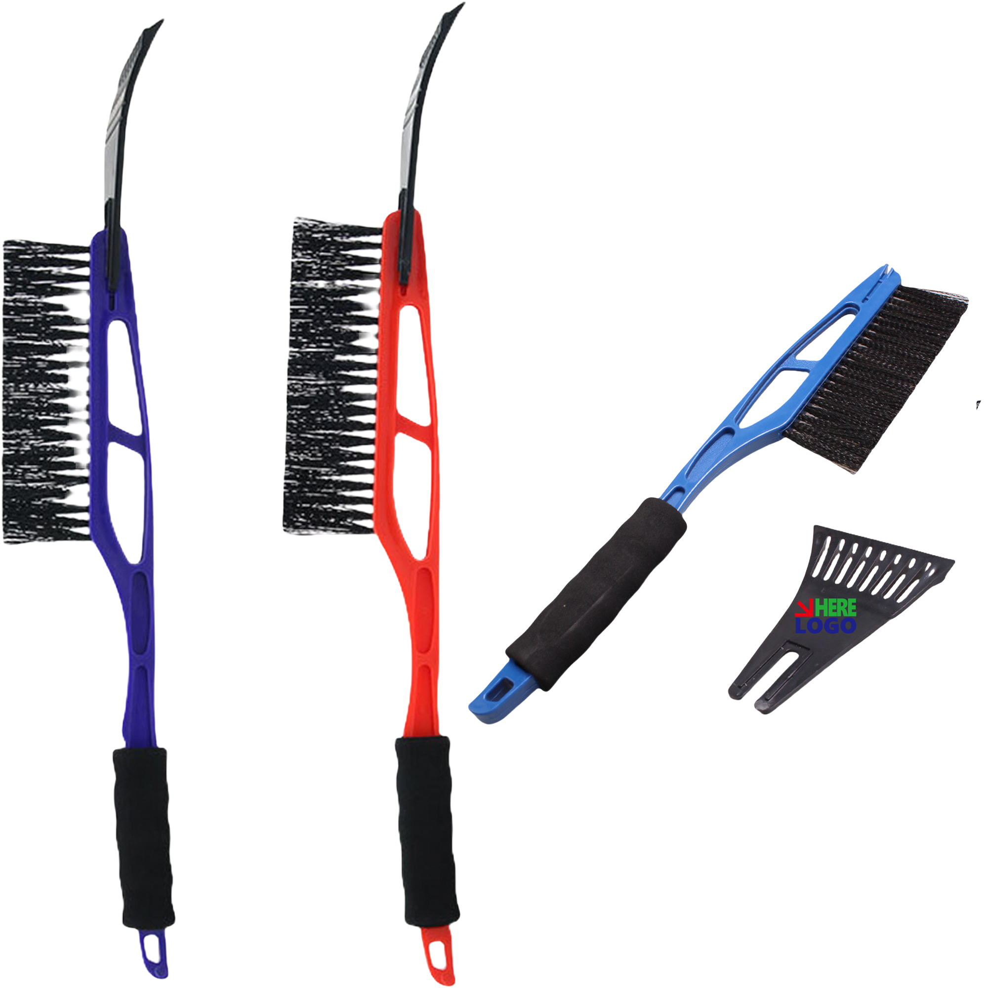 2-in-1 Ice Scraper Snow Brush Gifts 3