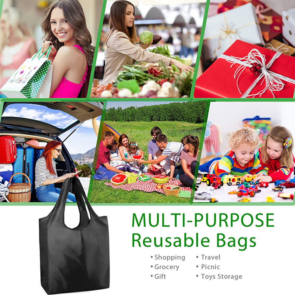 Folding Shopping Grocery Tote Bag 3