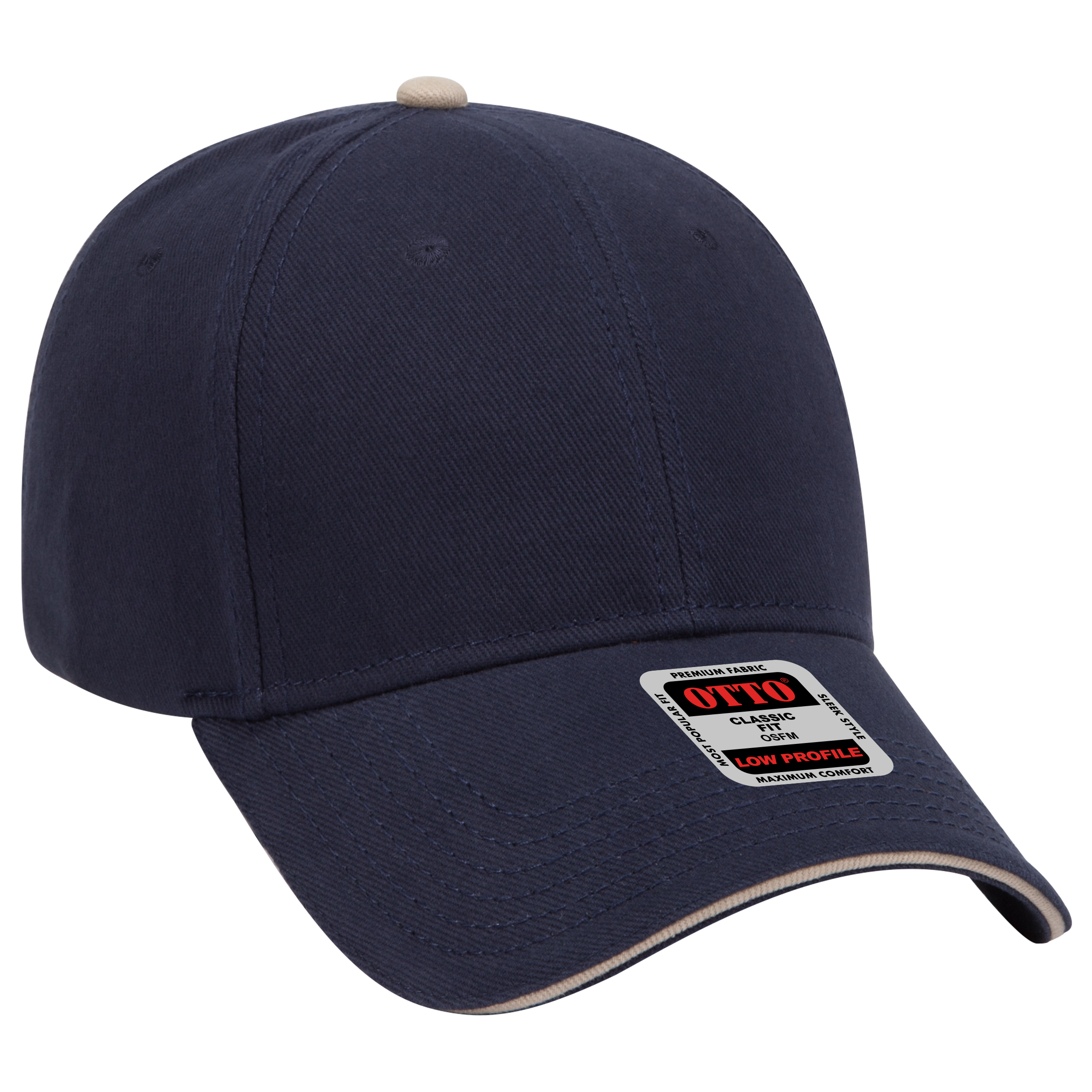 OTTO CAP® 6 Panel Low Profile Baseball Cap 72