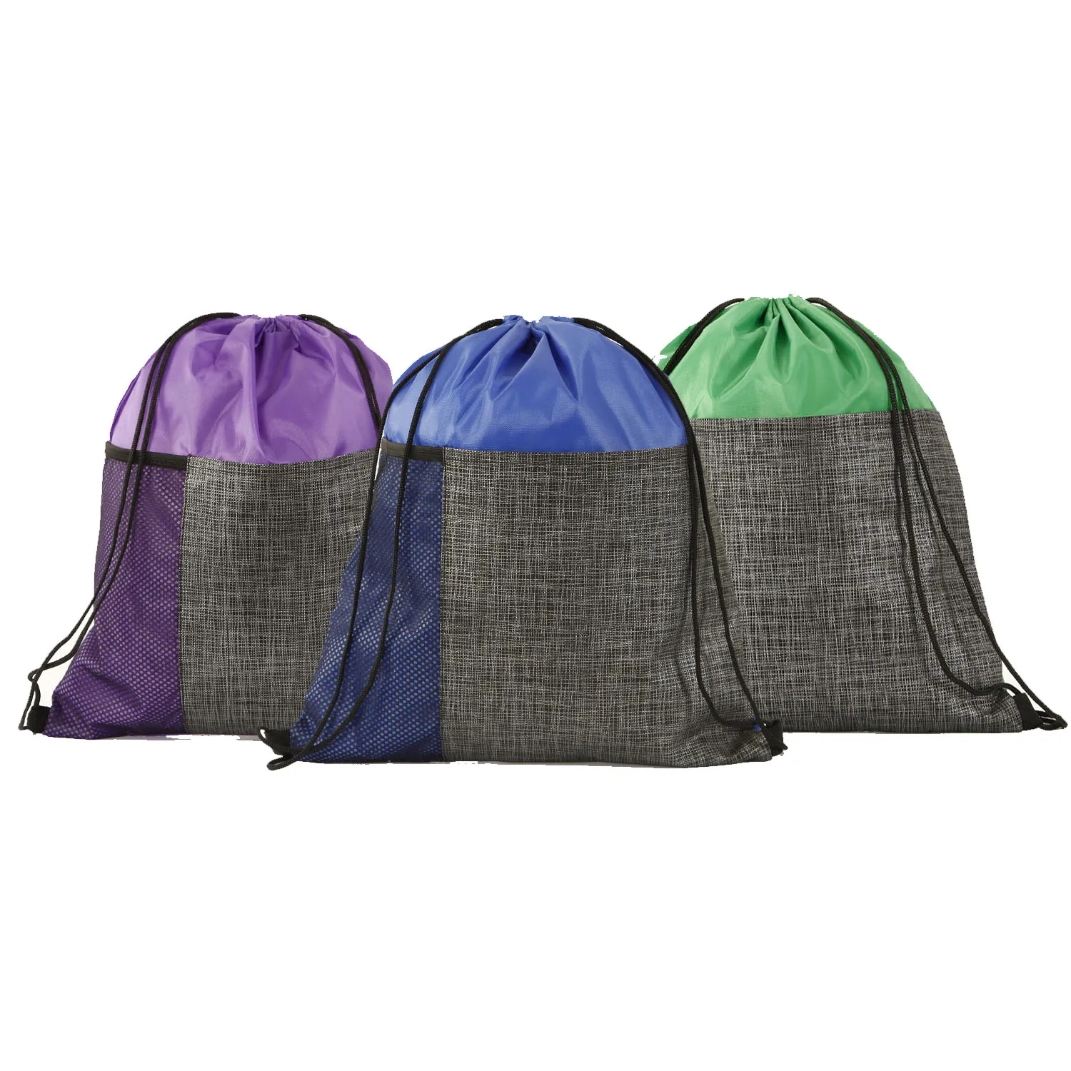 Etched Pocket Drawstring Sportpack 3