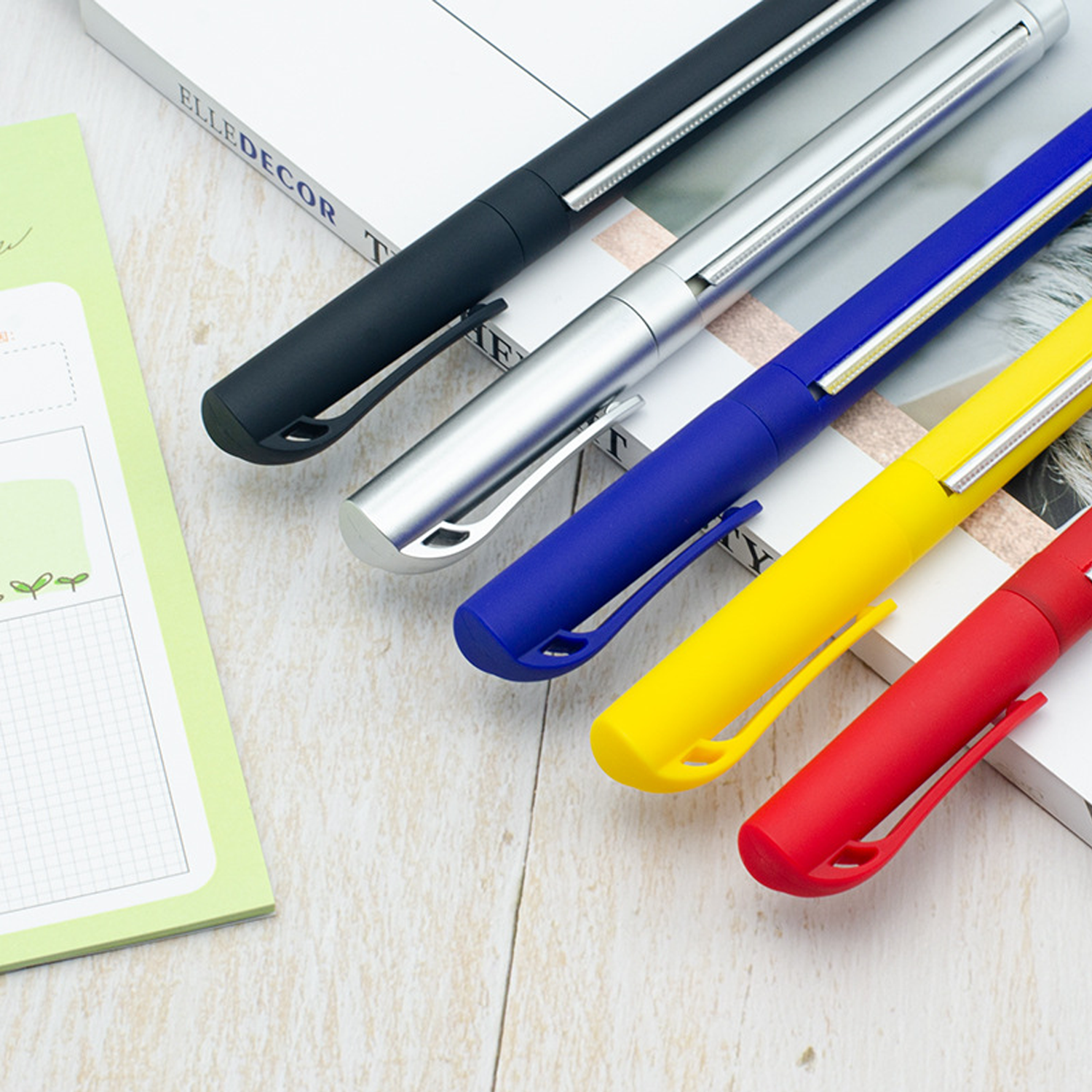 Plastic Cap Action Banner Ballpoint Pen 17