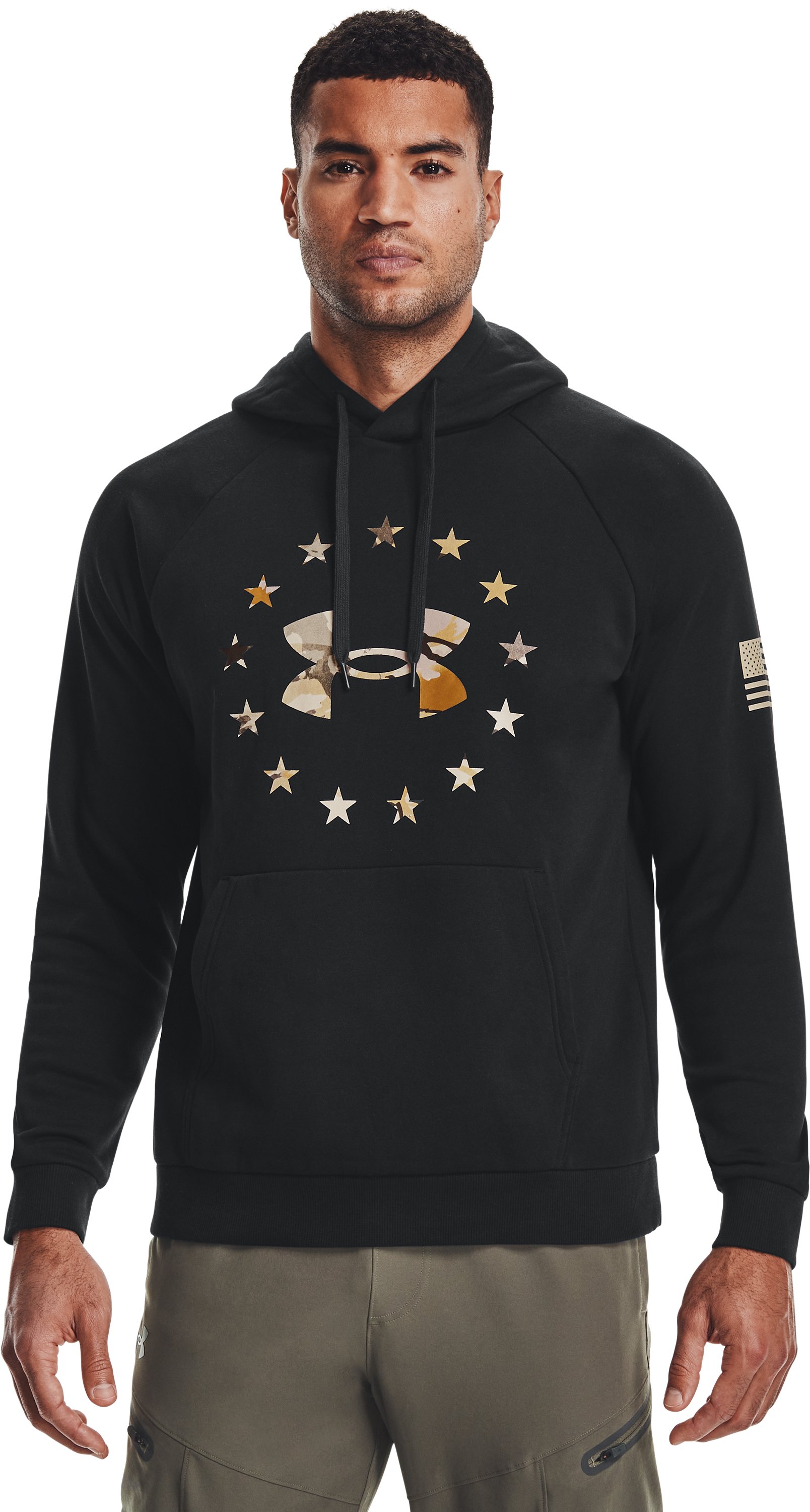 Men's UA Freedom Fleece Hoodie, custom hoodie or sweatshirt with logo imprint 3