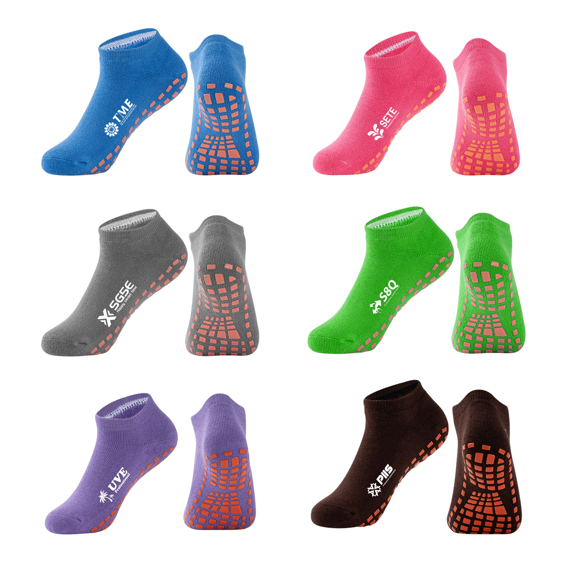 Non-Slip Ankle Sock With Grippers 1