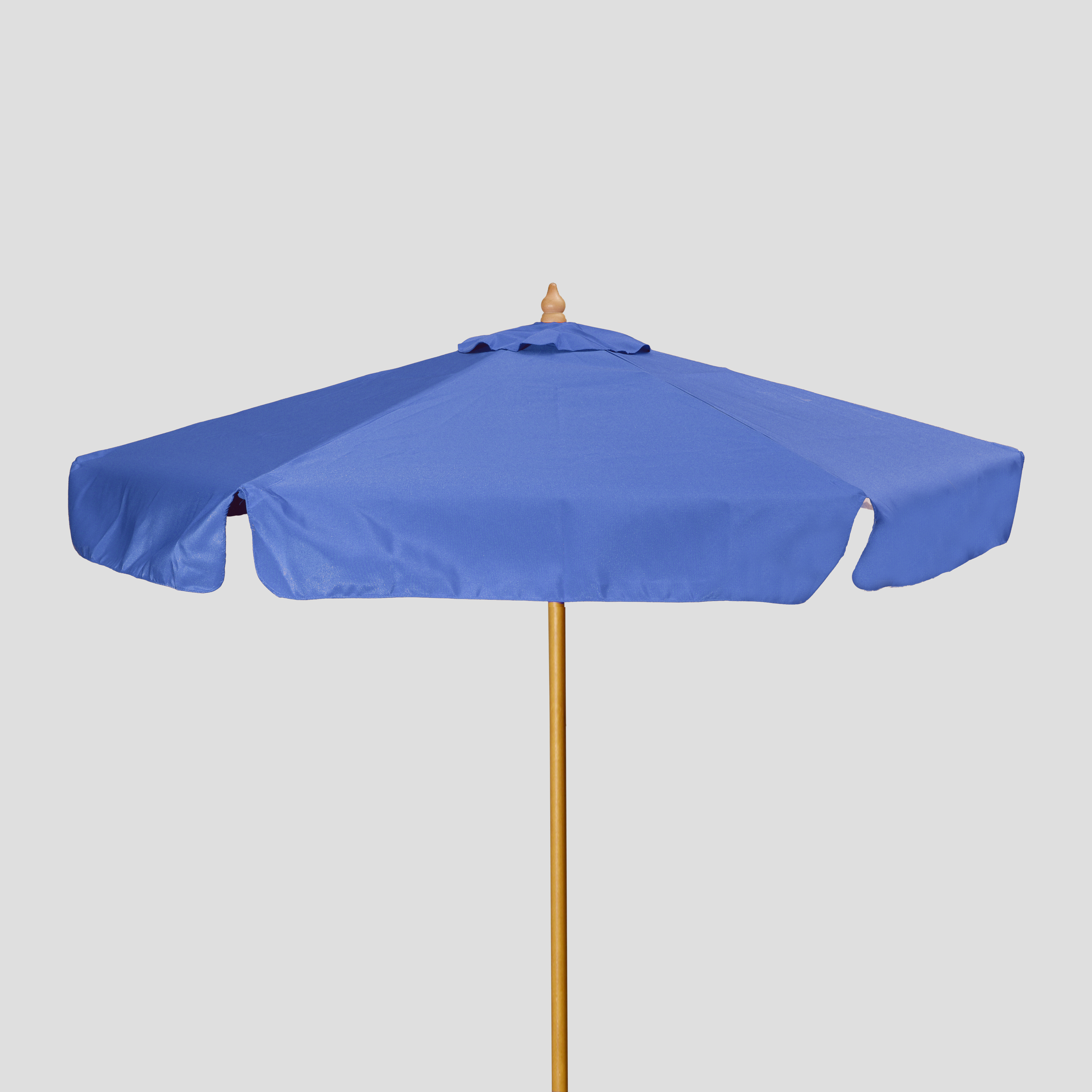 7' Wood Market Umbrella