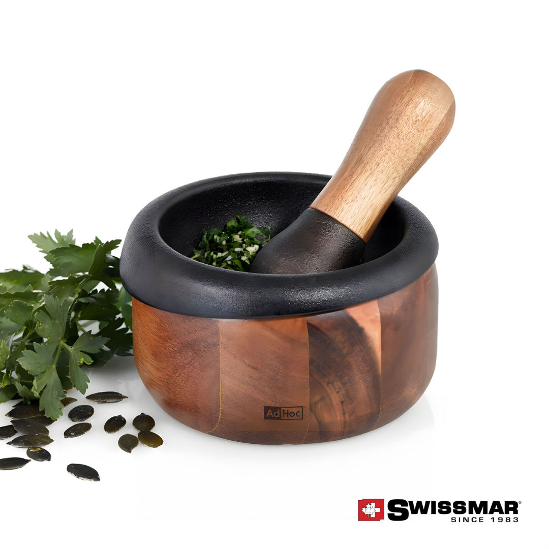 AdHoc® CRUSH Mortar & Pestle - Acacia 3