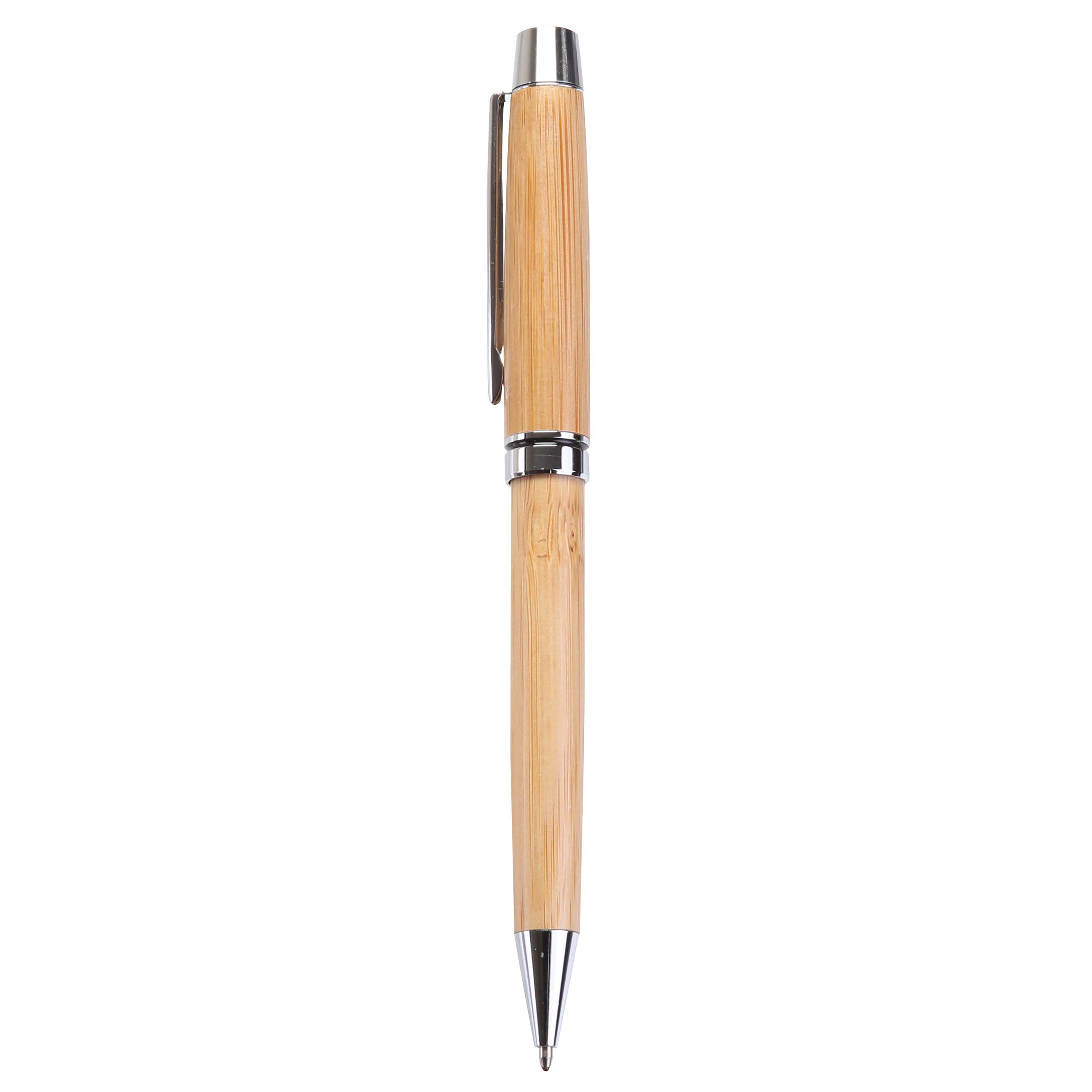 Luna Bamboo Twist Ballpoint Pen 3