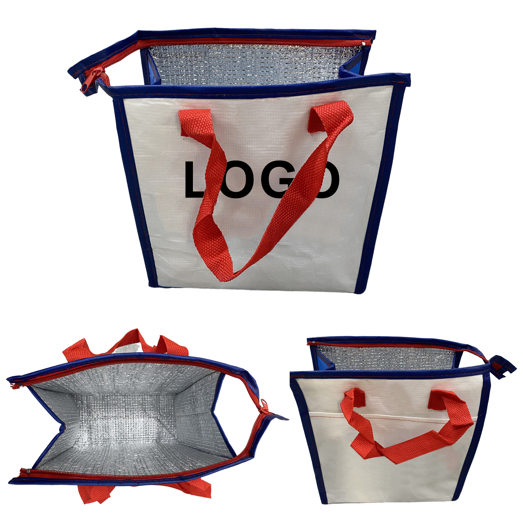 Cooler Insulated Tote Bag with Front Pocket 2