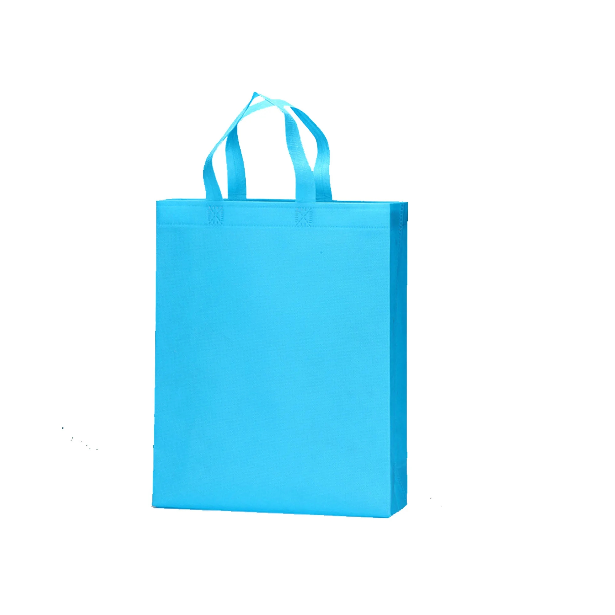 Reusable Non-Woven Grocery Tote Bag 11.8"x15"x3.9" 12