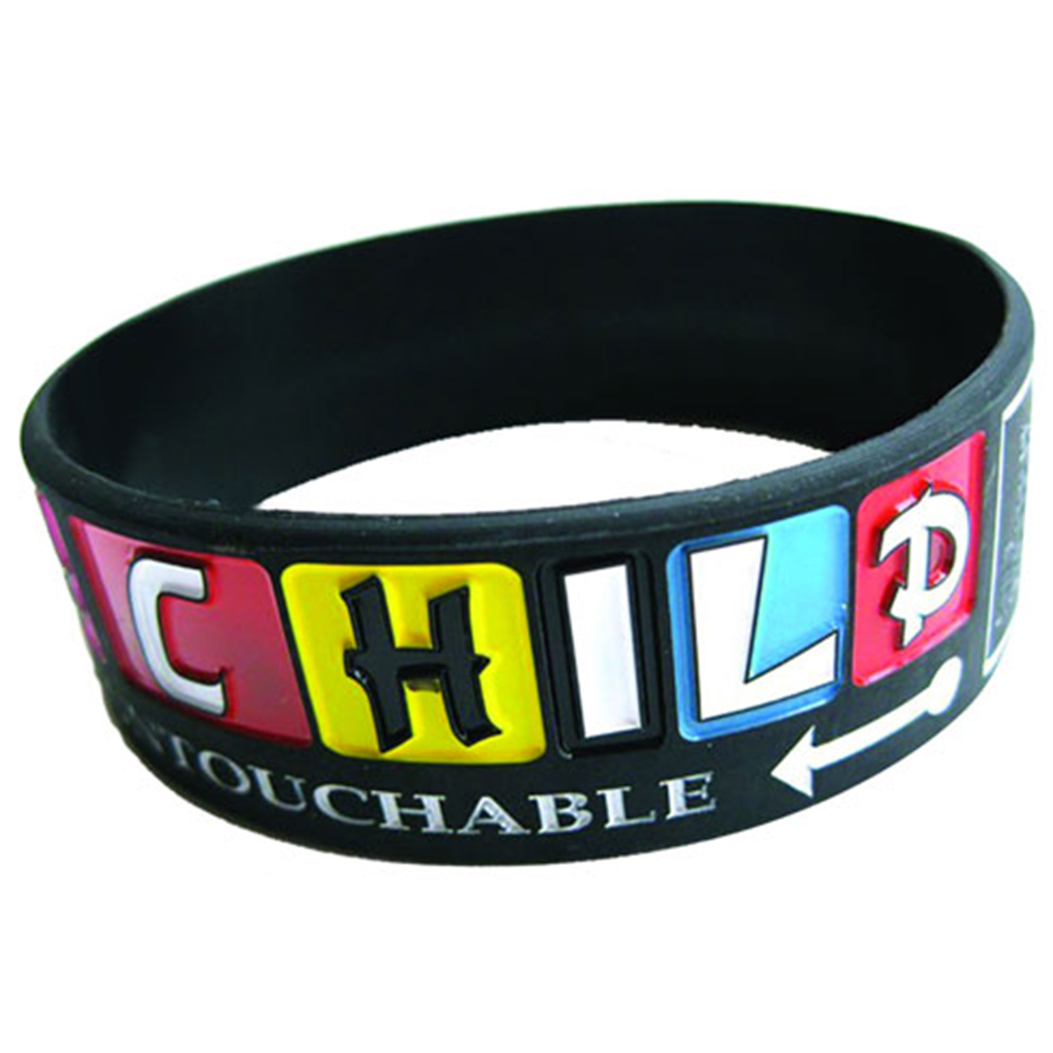 Debosseded Color Filled Wristband 2