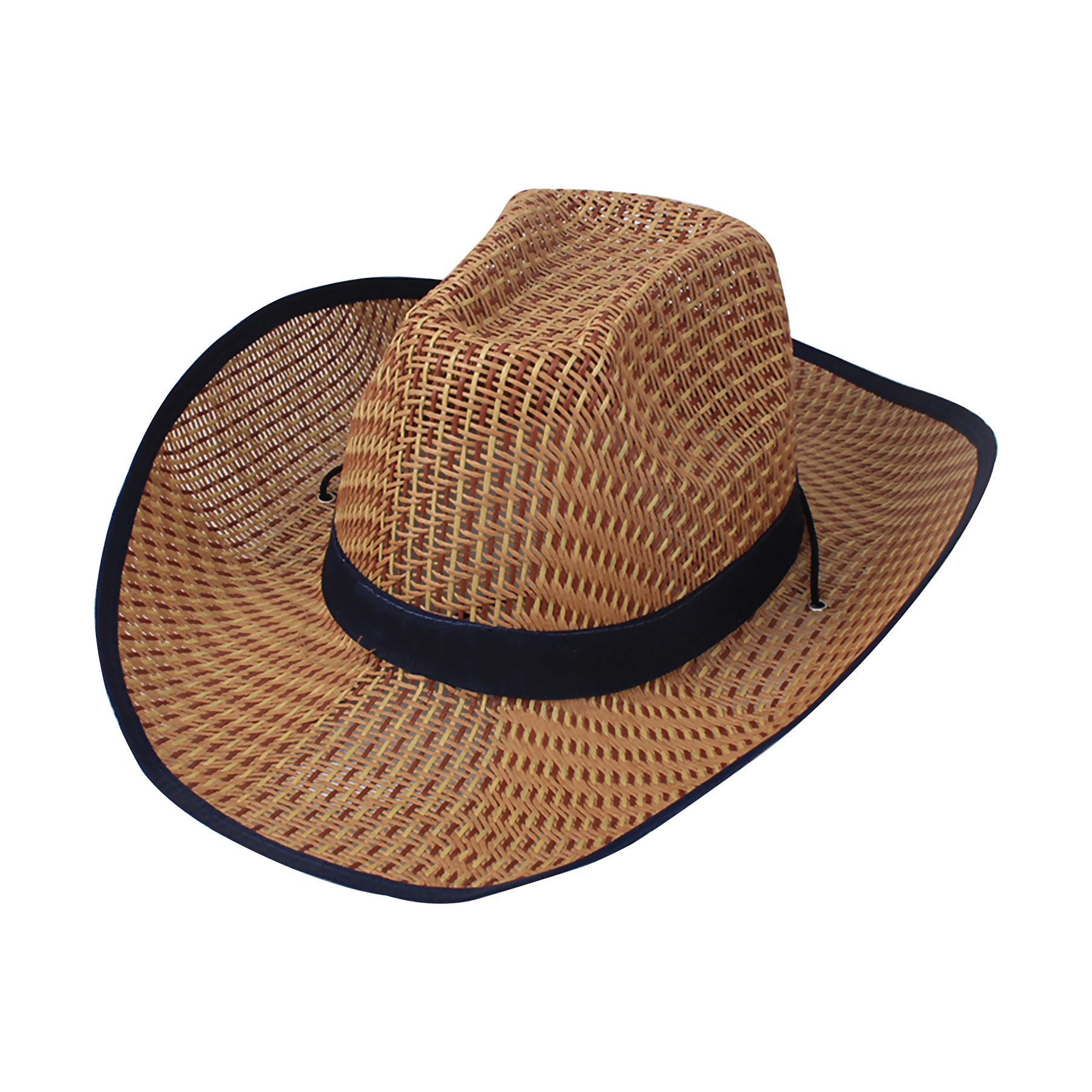 Straw Cowboy Hat With Customizable Band 3