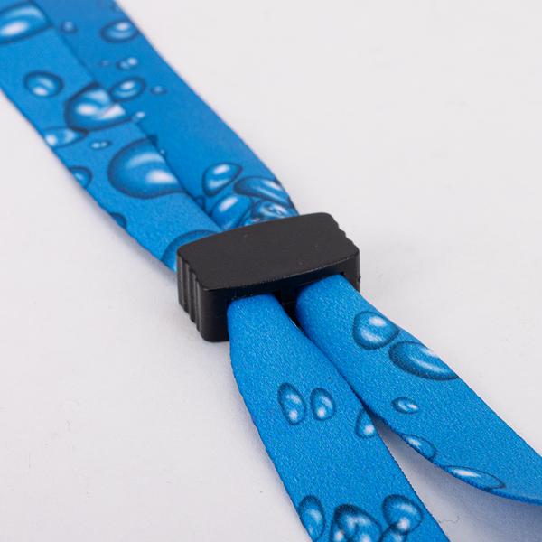 1/2" 2-Ended Dye-Sublimated Lanyard with Metal Crimp and Metal Swivel Snap 2