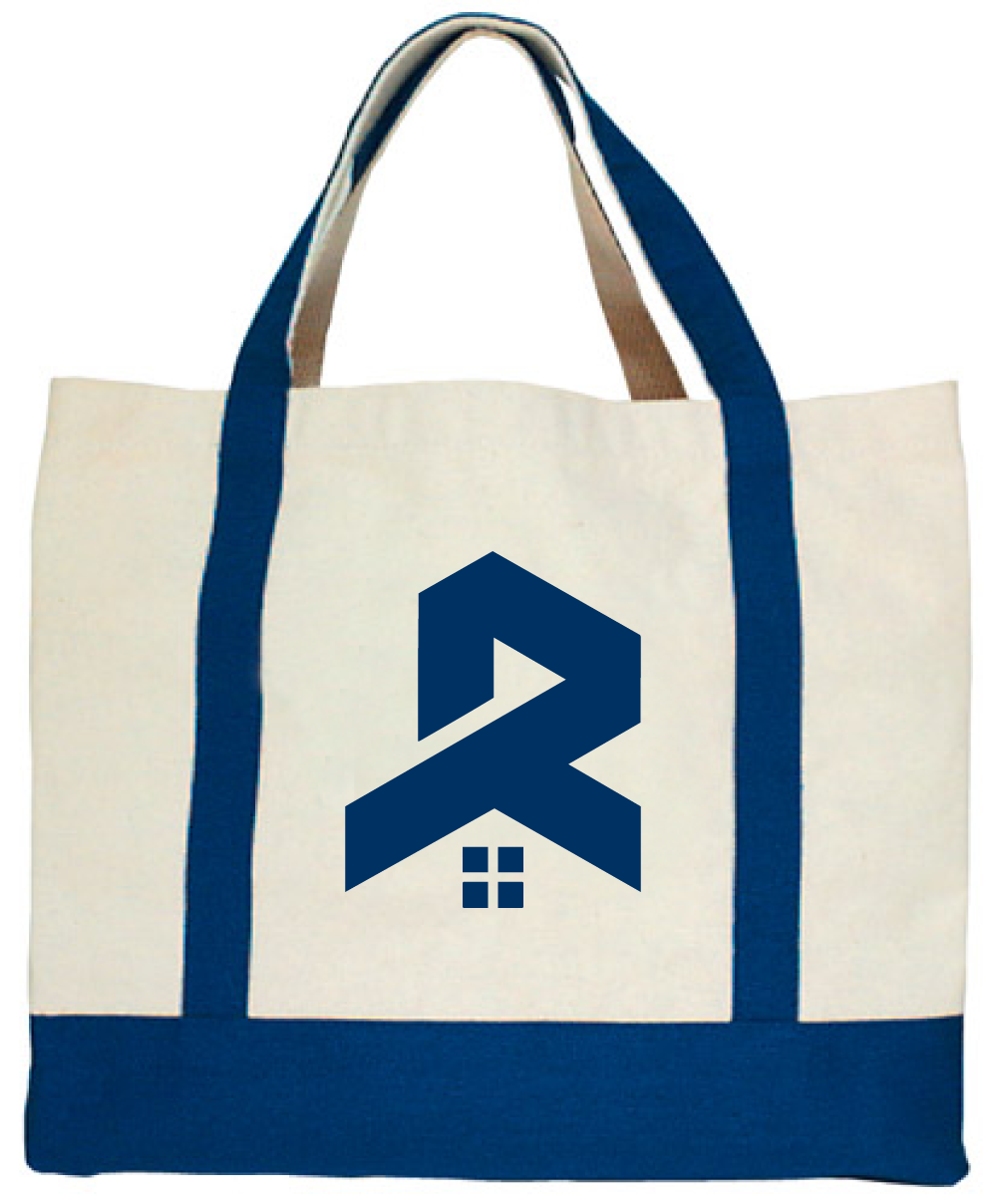 Deluxe Boat Tote Bag, custom tote bag with logo imprint 1