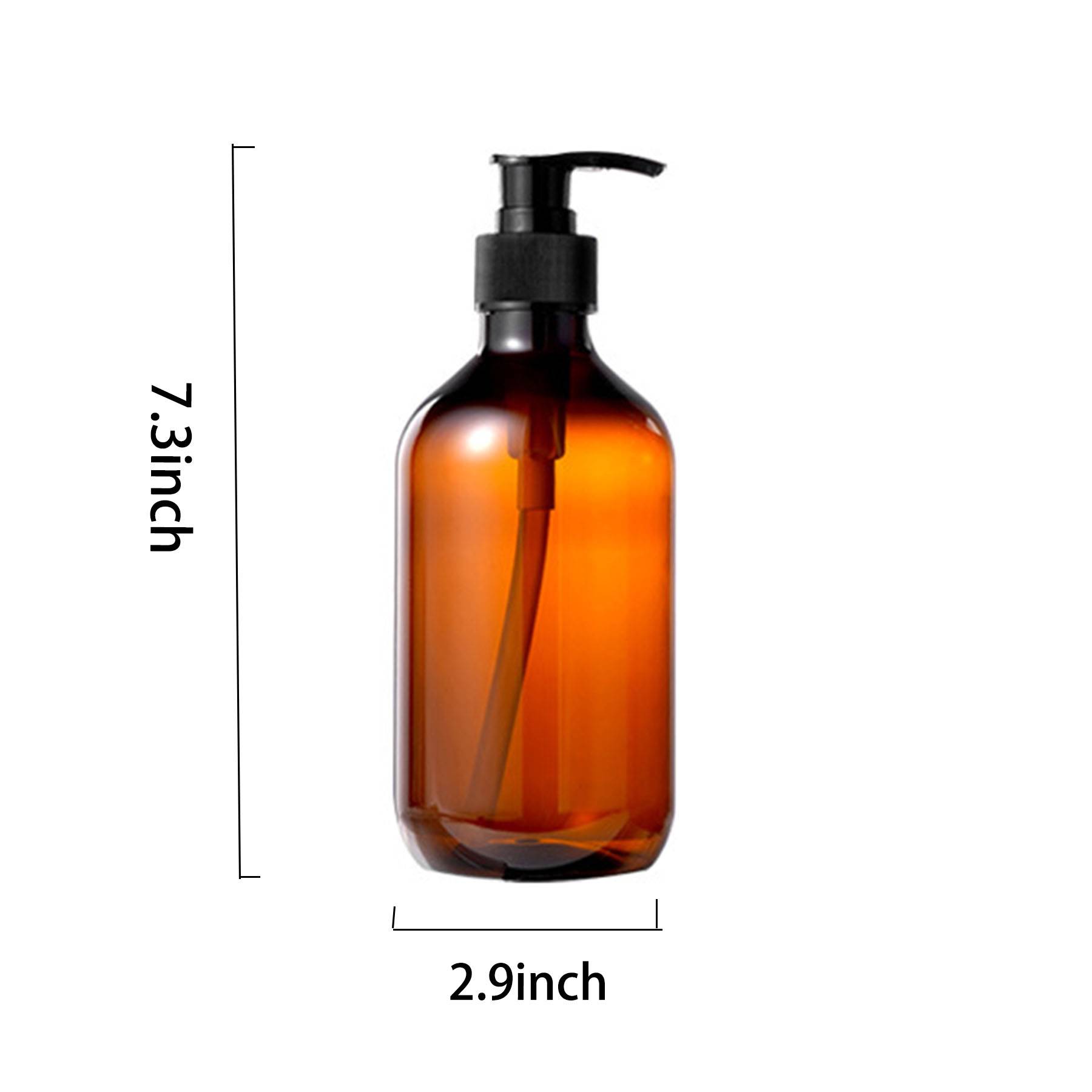 10oz-17oz Plastic press shampoo or hand sanitizer bottles 2