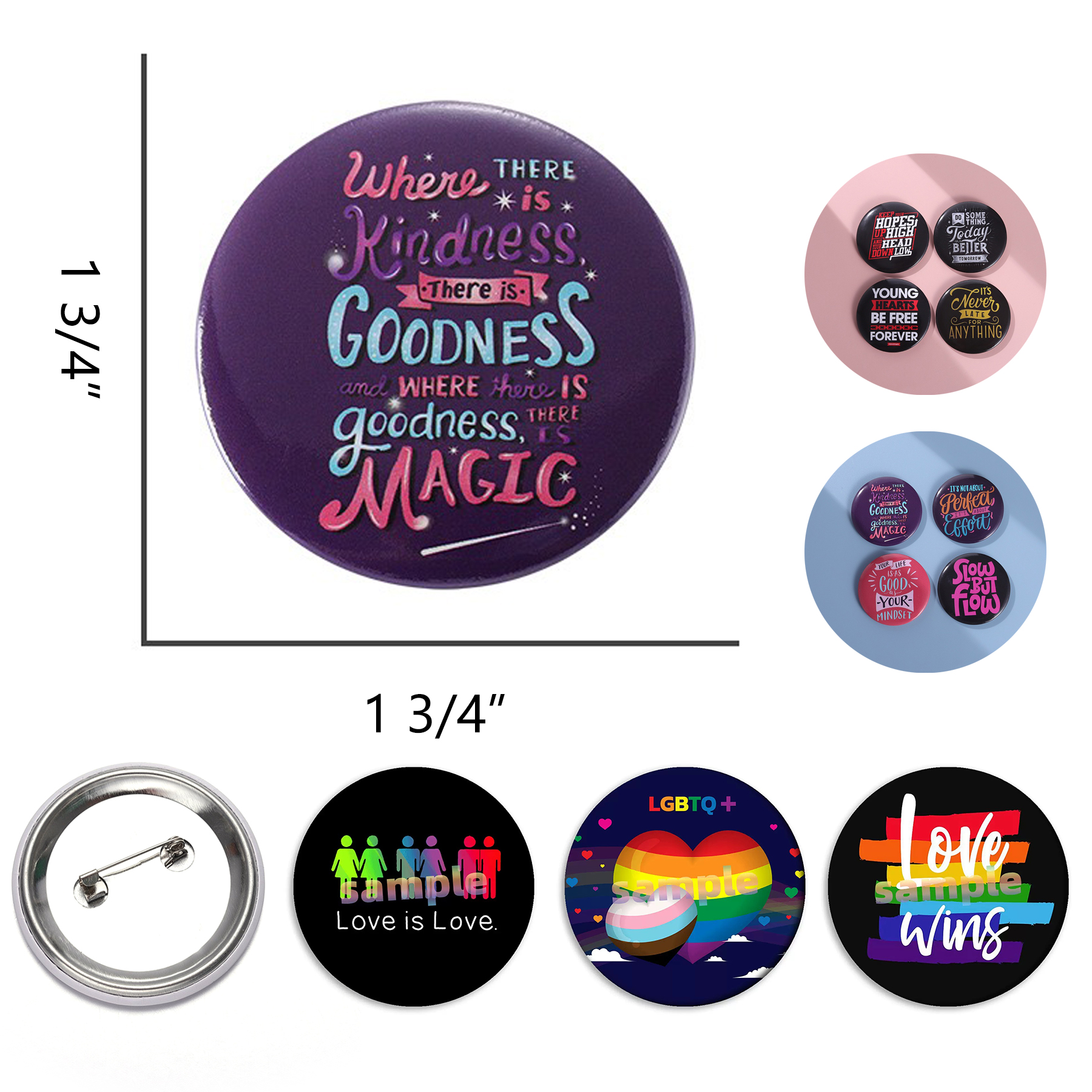 Metal Badge Pins 2