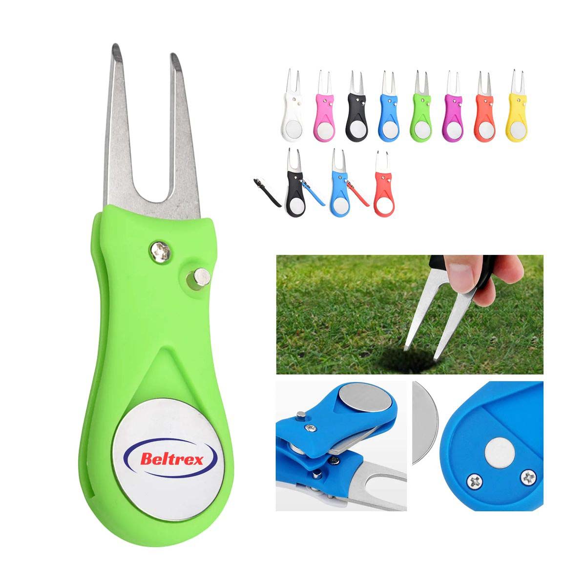 Durable Golf Divot Tool with Marker and Clip 13