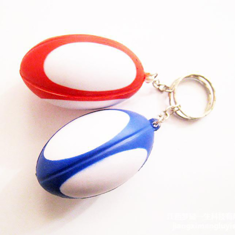 2 in 1 Football Keychain and Stress Reliever 6