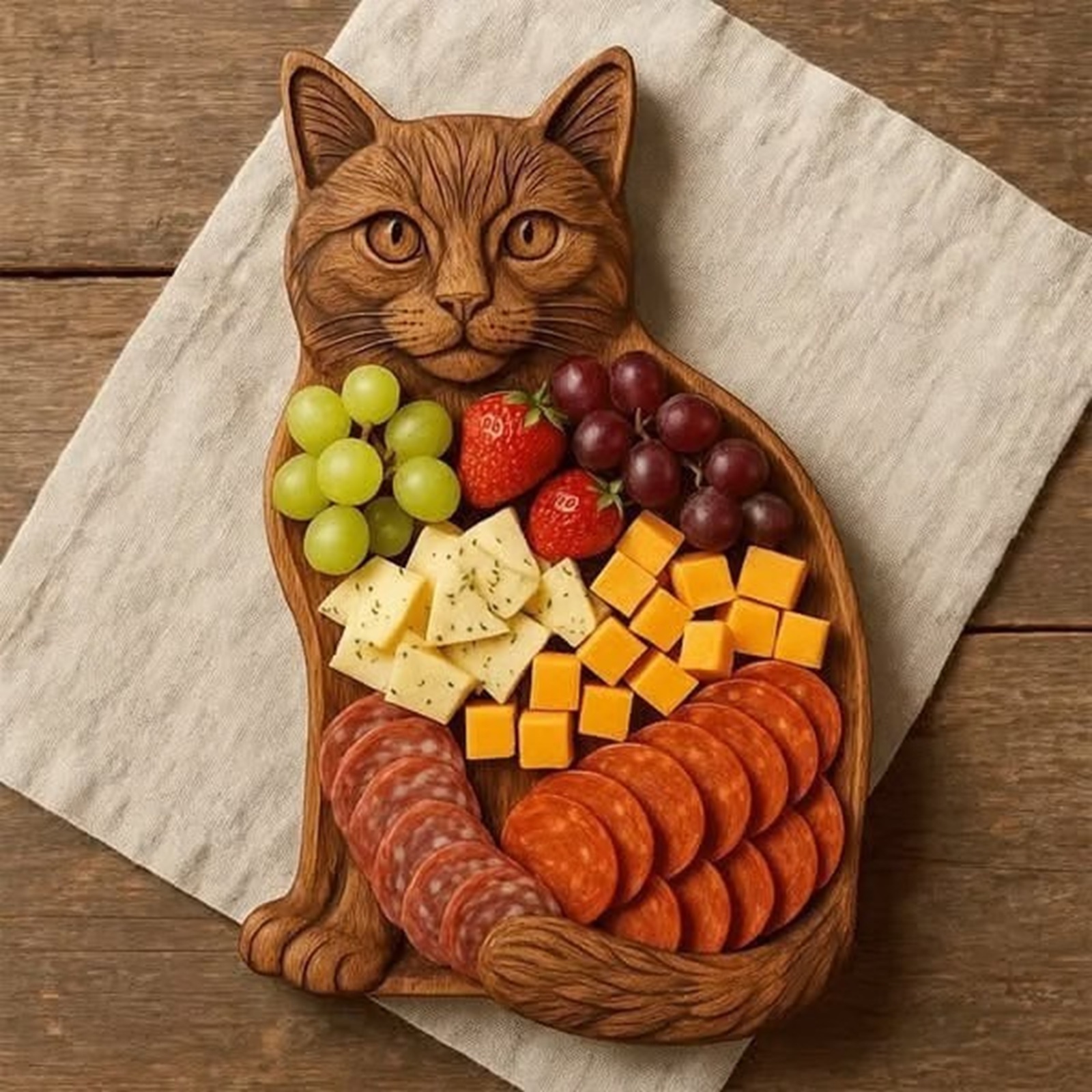 Cute Dog Shape Cheese Board 3