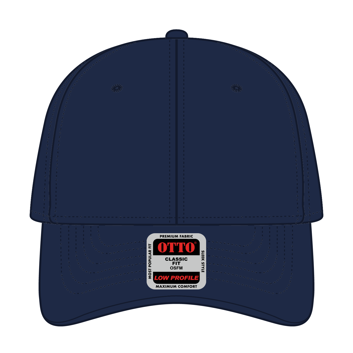 OTTO CAP® 6 Panel Low Profile Baseball Cap 22