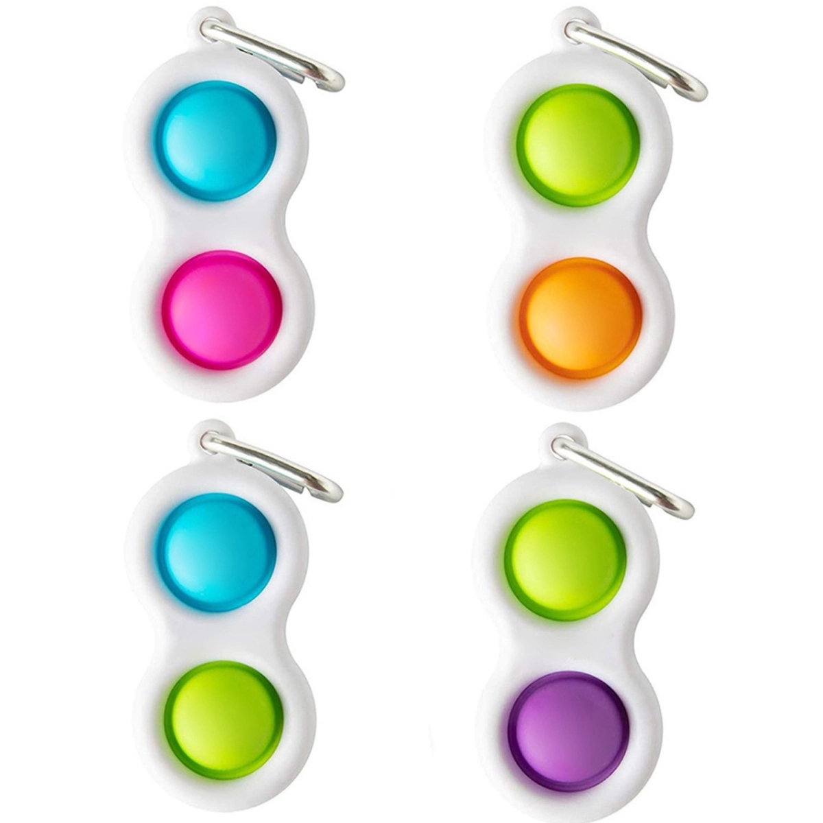 Bubble Popper Fidget Toy Keychain 1
