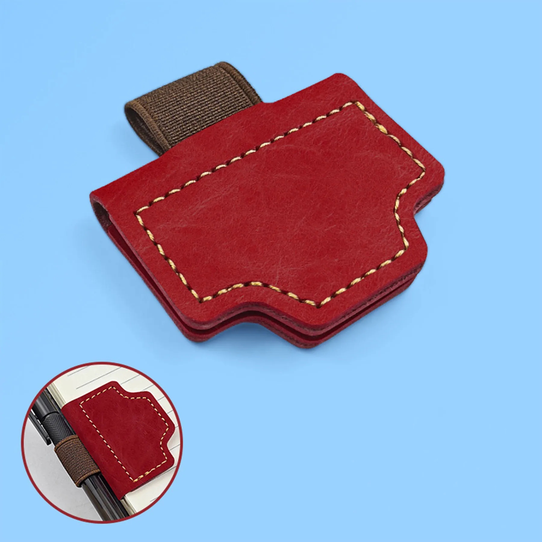 Reversible Magnetic Leather Bookmark 7