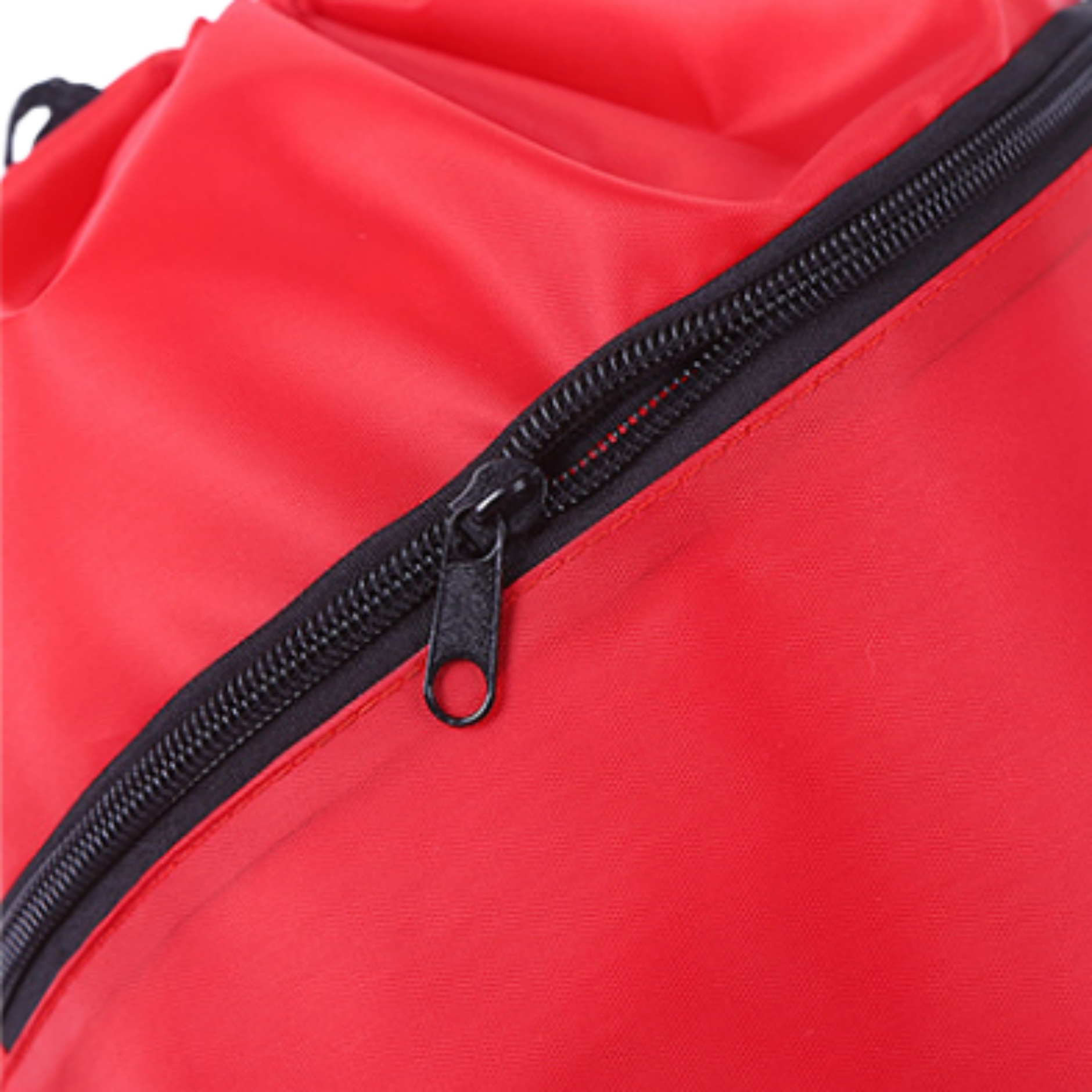 Drawstring Backpack Bag With Front Zipper 8