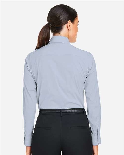 Women's CrownLux Performance® Microstripe Dress Shirt - DG537W 28