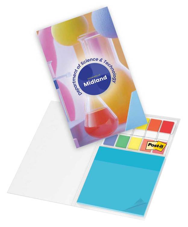 Post-it® Transparent Notes with Custom Printed Cover 1