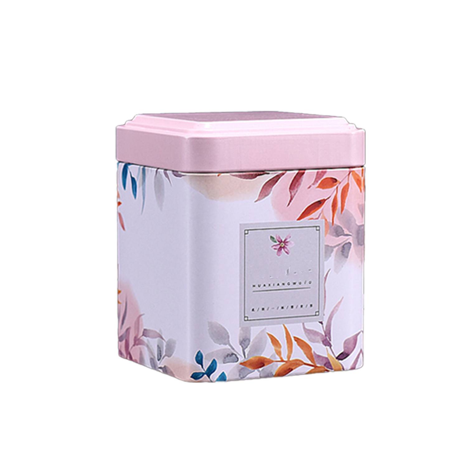 Empty Square Iron Tin Metal Tea Food Storage 4
