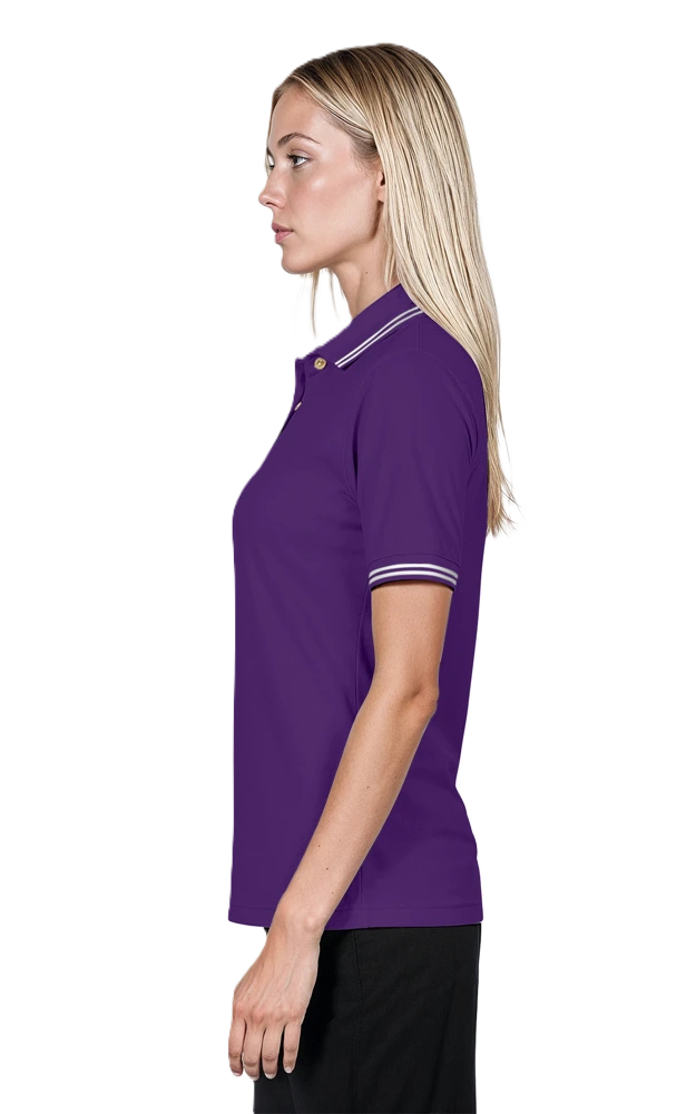 Ladies' Superblend Tipped Pique Polo 26