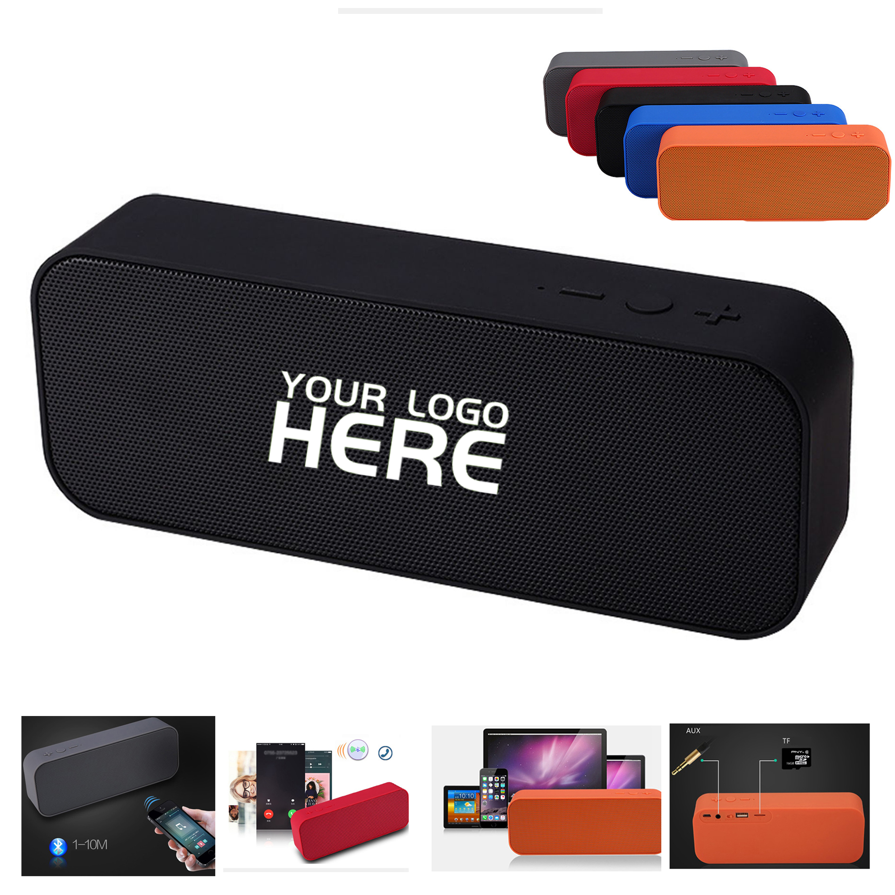 Long Square Blue Tooth Wireless Speaker 2