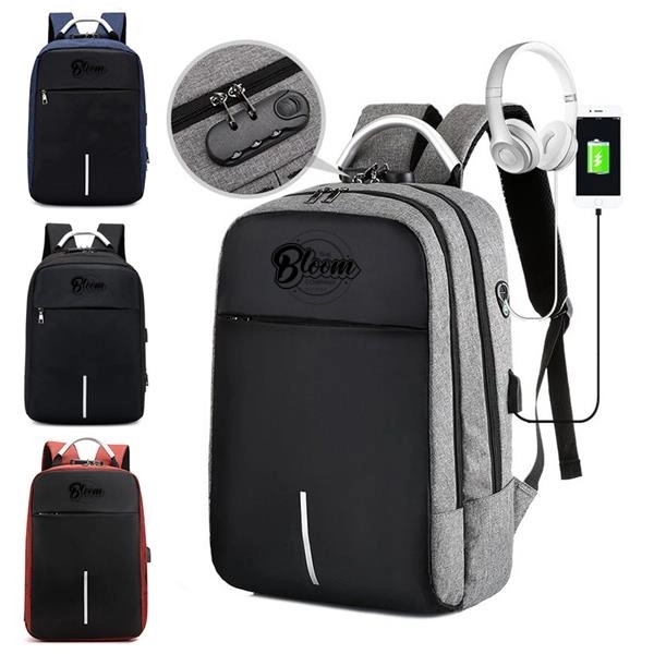 Anti Theft Backpack with Lock 8