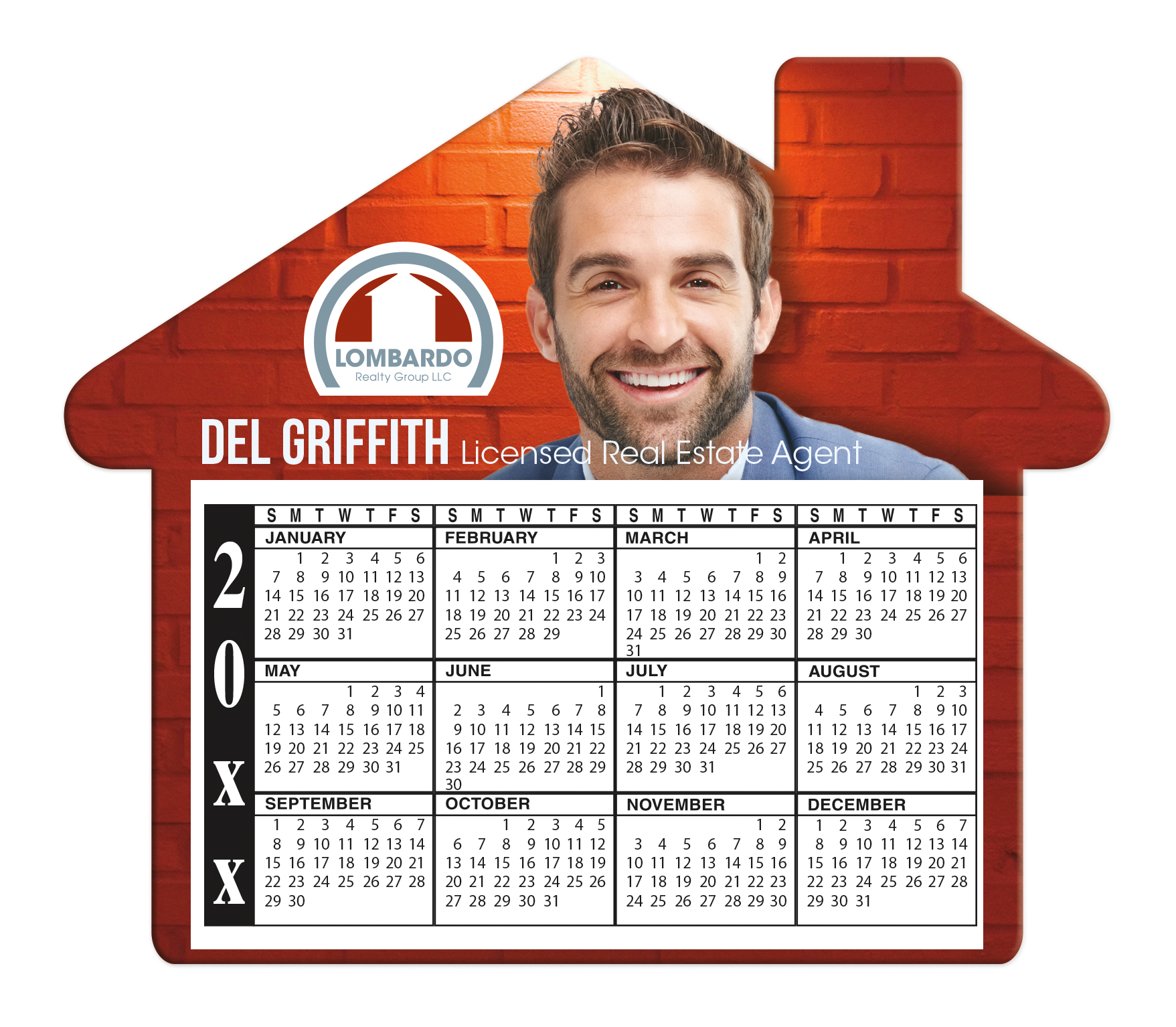 Good Value™ 20 Mil Calendar Magnet 12