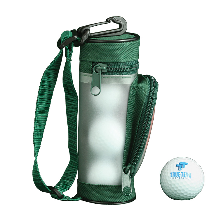 Mini Golf Bag Tournament Gift Pack w/ Plain White Golf Balls & 2 /4" Golf Tees