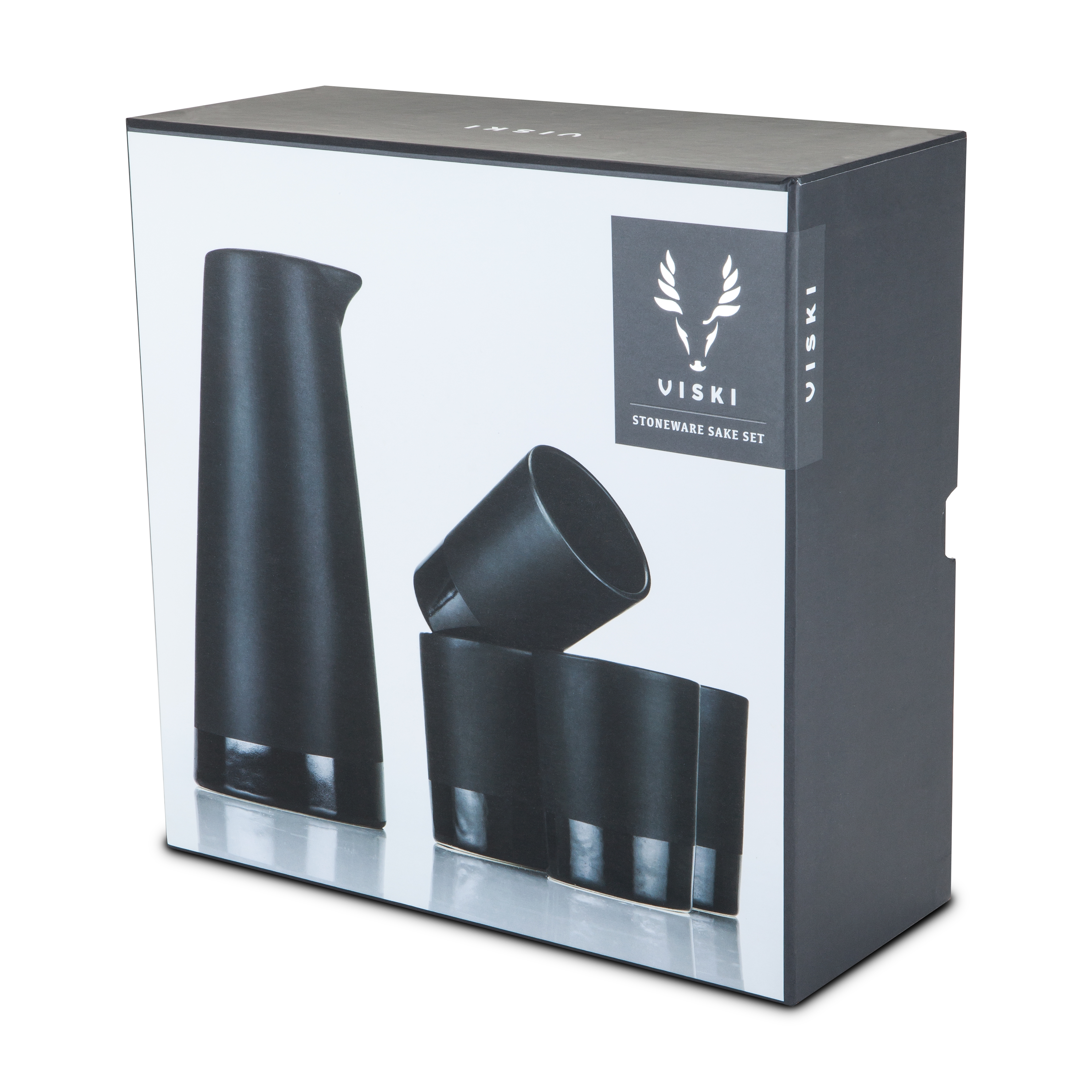 Viski® 5-Piece Stoneware Sake Set 6