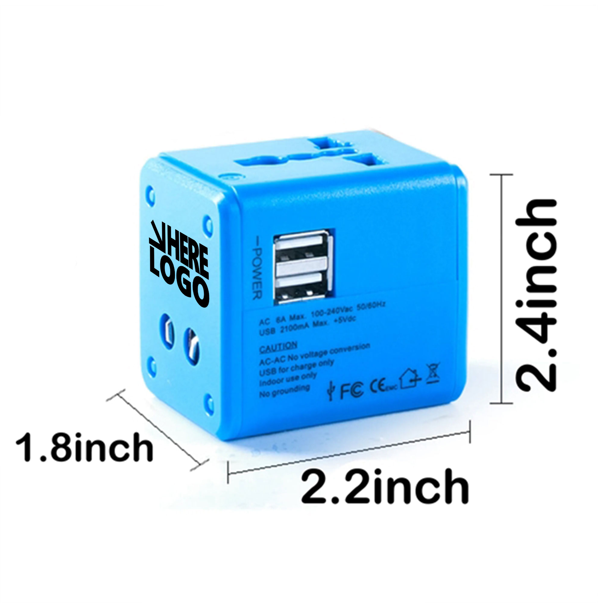 MOQ 20 Multifunctional Travel Adapter Plug 2