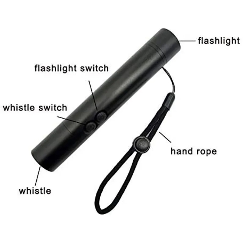 Rechargeable Electronic Whistle with Flashlight 2