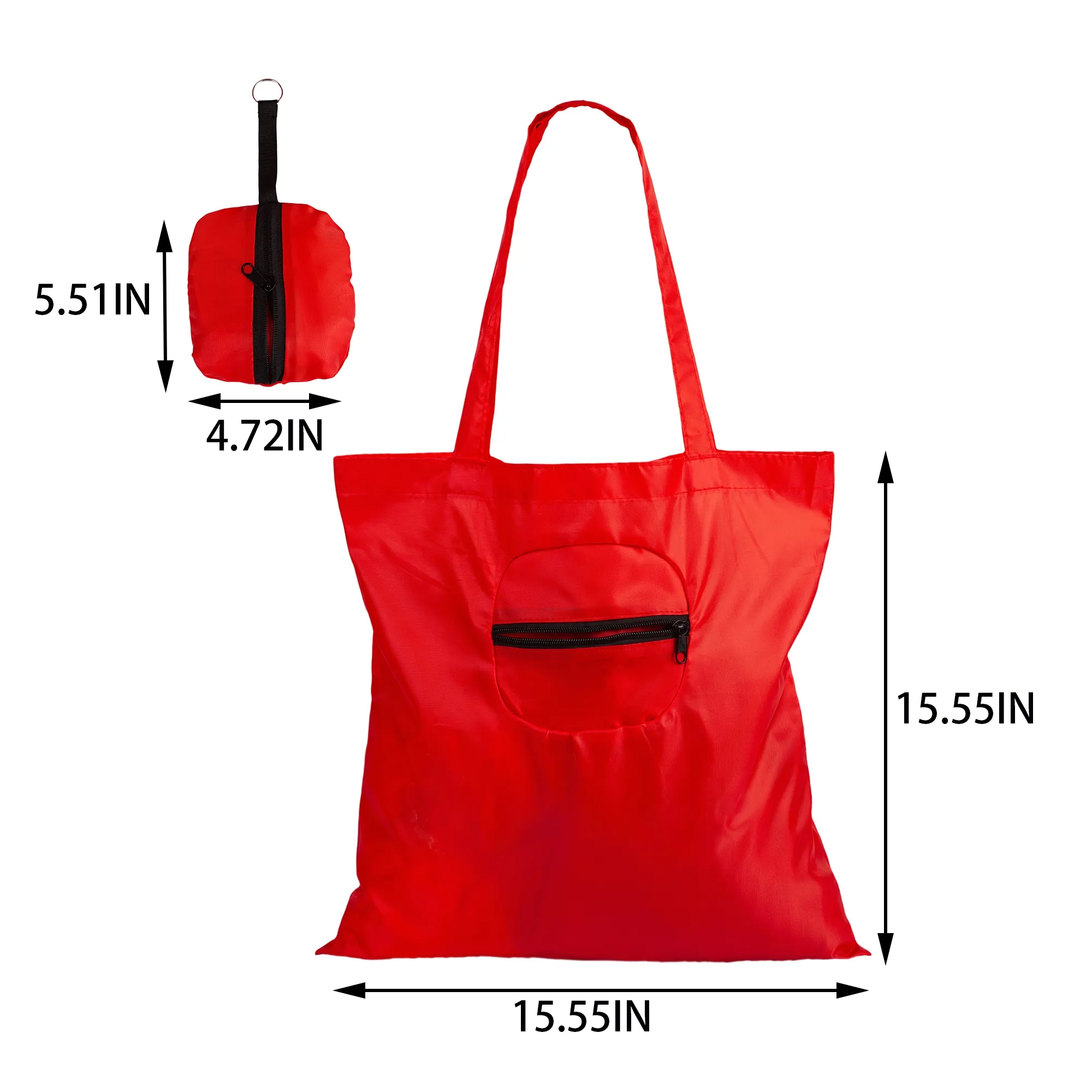 Foldable Portable Shopping Bag With Customizable Logo 2